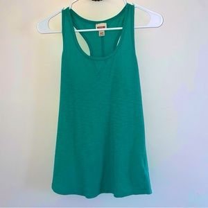 Mossimo Racerback Tank Top Teal